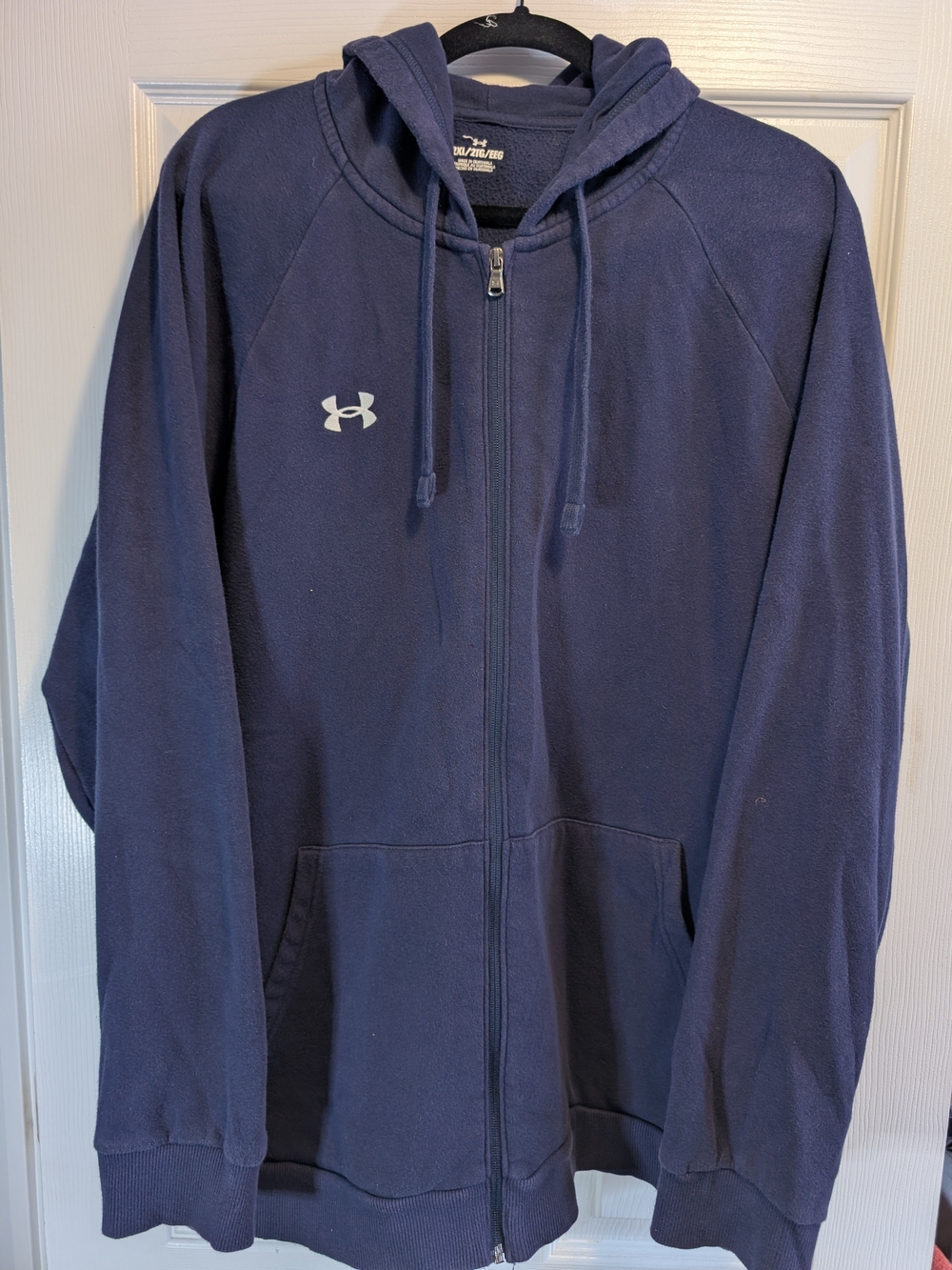Under Armour Men’s Navy Zip-Up Hoodie Sweater